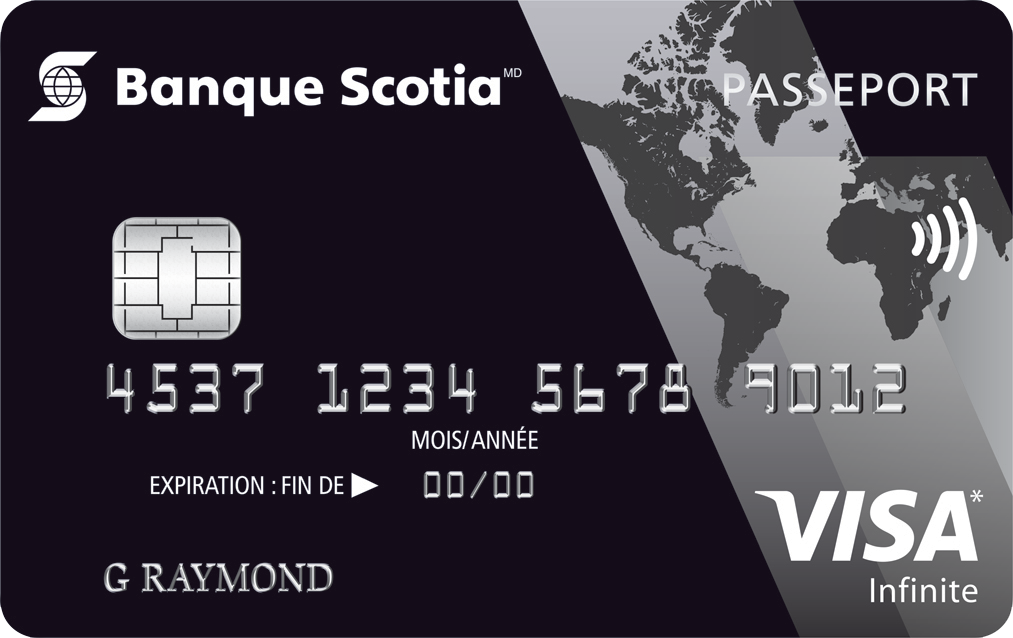 Carte Visa Infinite* Passeport<sup>MC</sup> Banque Scotia